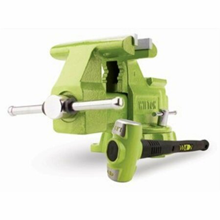 HOMEPAGE Bash Green 6.5 in. Utility Benchvise & Sledge Hammer HO3488464